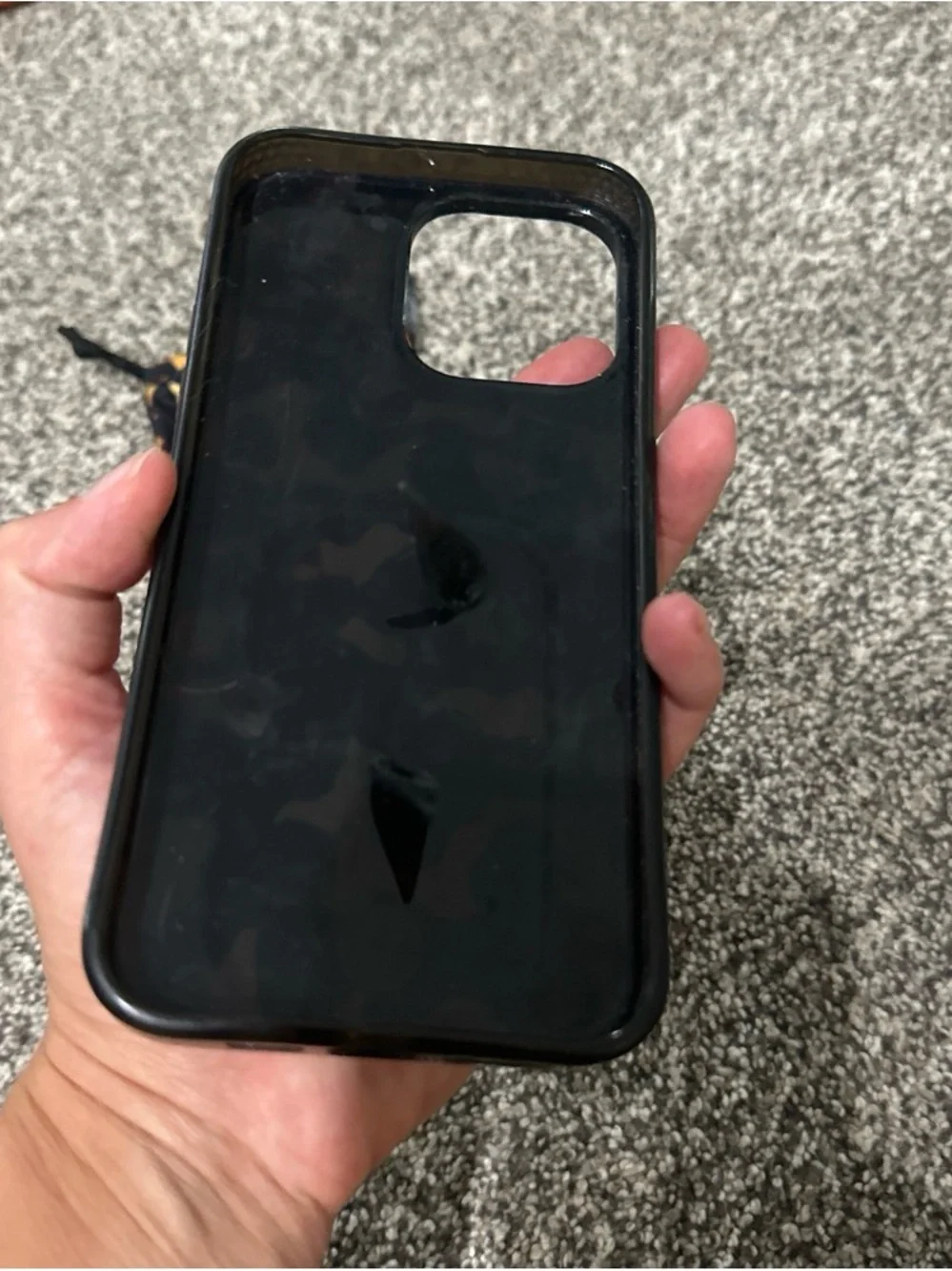 Loopy Case Tortoiseshell Leopard Grip Phone Case - Black & Brown